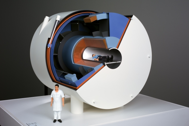 Maquette de la future IRM 11,7 Teslas de Neurospin